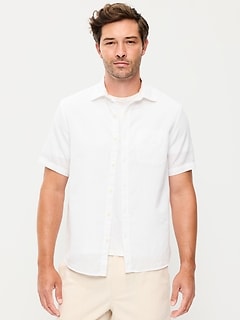 Classic Fit Everyday Linen-Blend Shirt