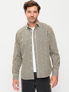 Classic Fit Everyday Plaid Poplin Shirt