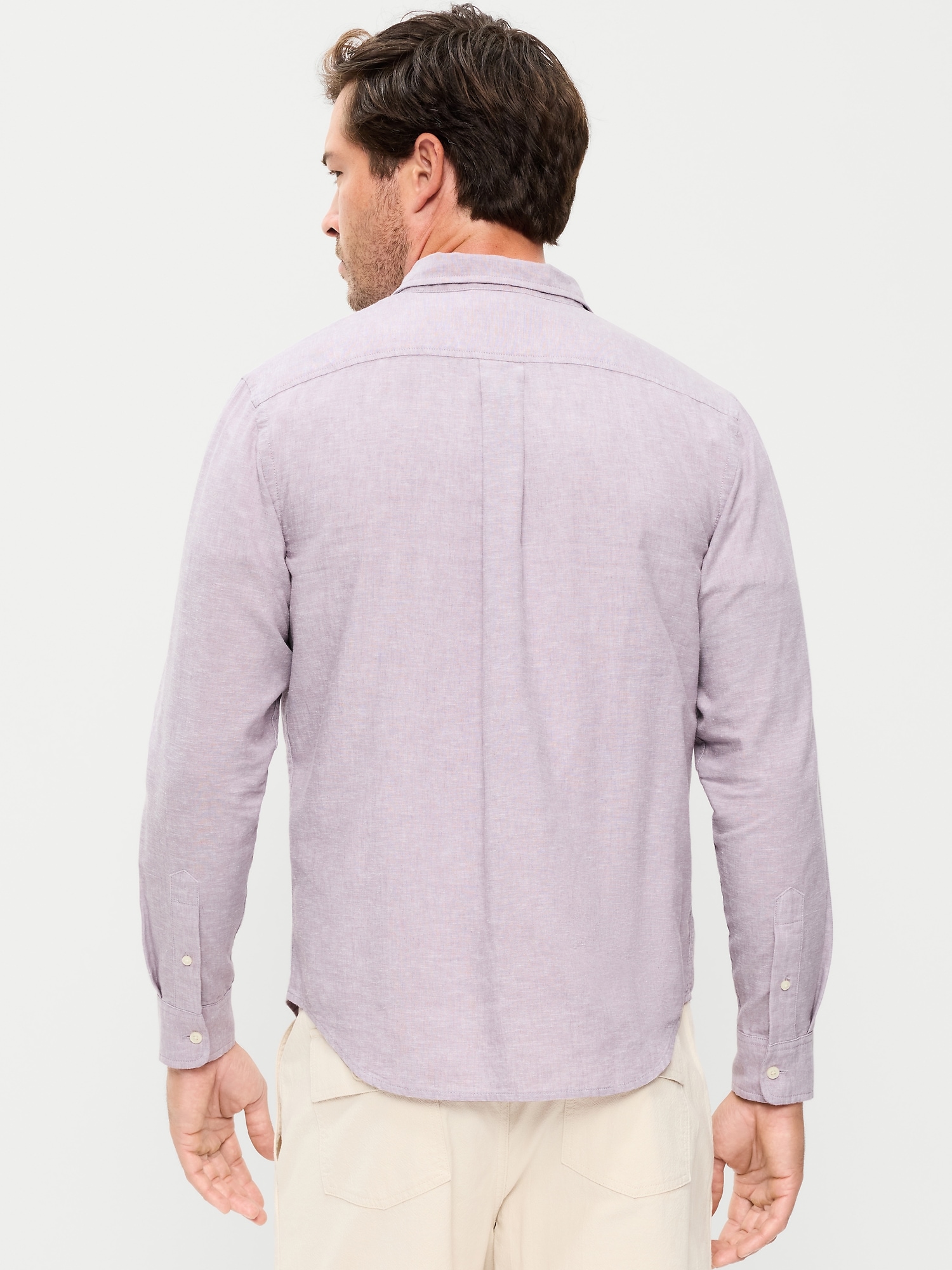 Classic Fit Linen-Blend Shirt