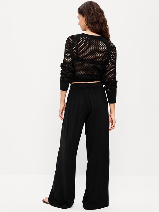 Image number 3 showing, High-Waisted Playa Wide-Leg Pants