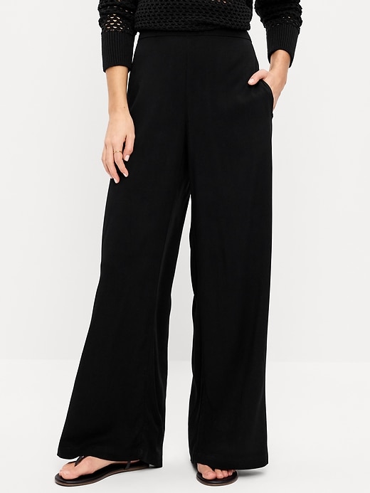 Image number 2 showing, High-Waisted Playa Wide-Leg Pants