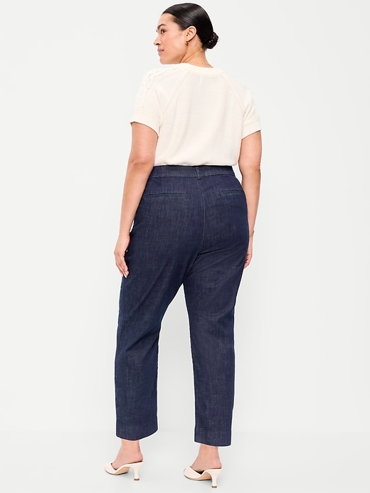 Image number 8 showing, High-Waisted Pixie Straight Pants