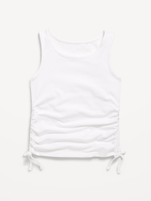 Side-Ruched Tank Top for Girls