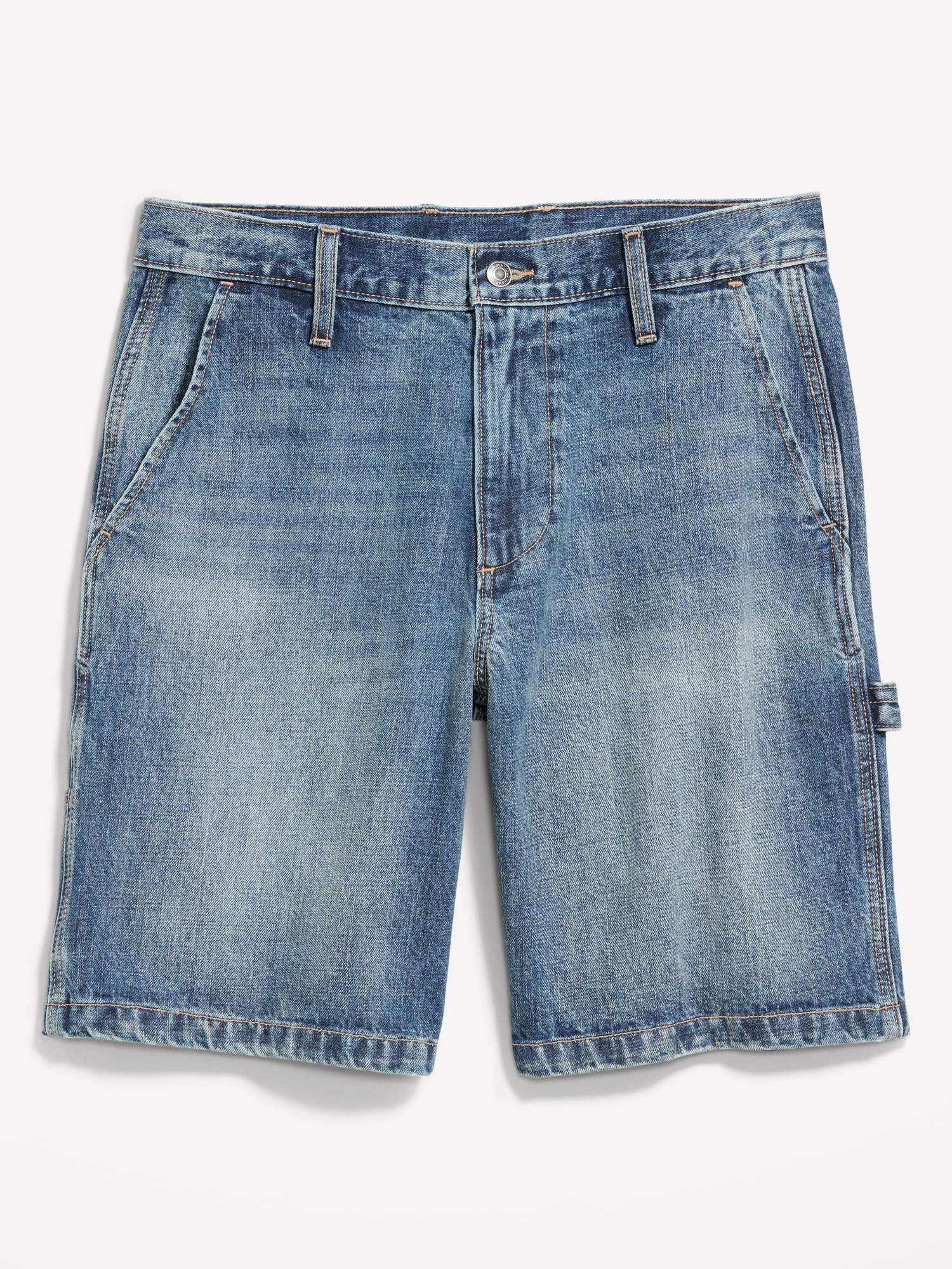 Baggy Tech Carpenter Jean Shorts- 10-inch inseam
