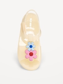 Image number 2 showing, Jelly T-Strap Sandals for Toddler Girls