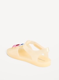 Image number 3 showing, Jelly T-Strap Sandals for Toddler Girls