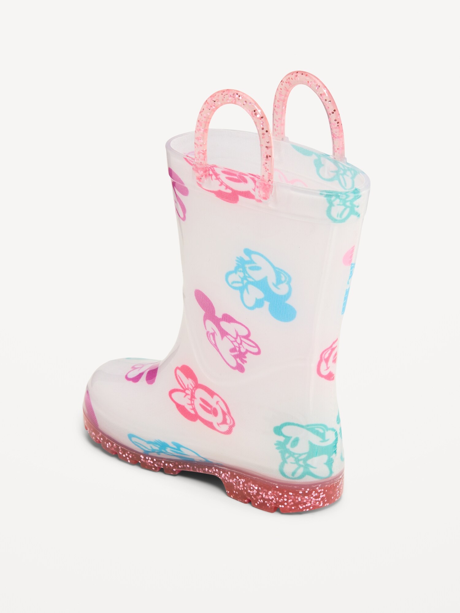 Ботинки Old Navy Disney© Rain Boots для девочек-малышей, цвет: Minnie Mouse — фото 3