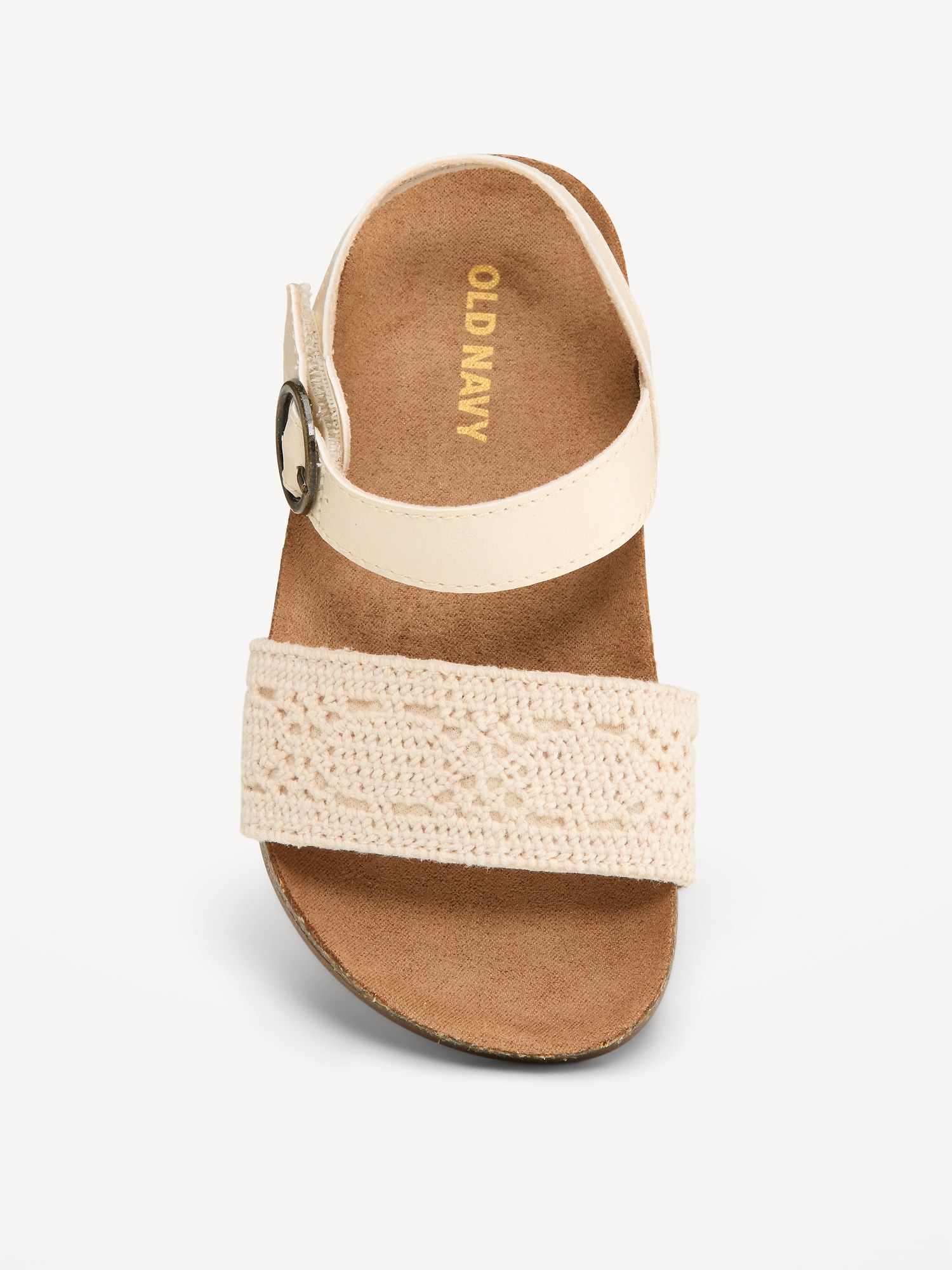 Crochet-Strap Sandals for Toddler Girls