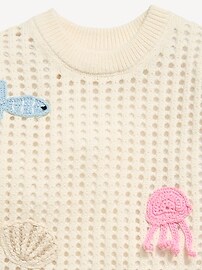 Image number 4 showing, Boxy-Fit Sweater and Shorts Set for Toddler Girls