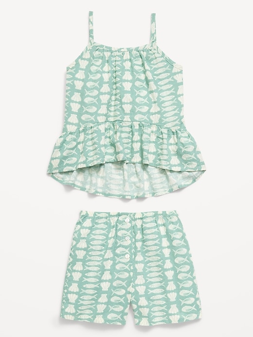 Image number 3 showing, Printed Sleeveless Top and Shorts Set for Toddler Girls