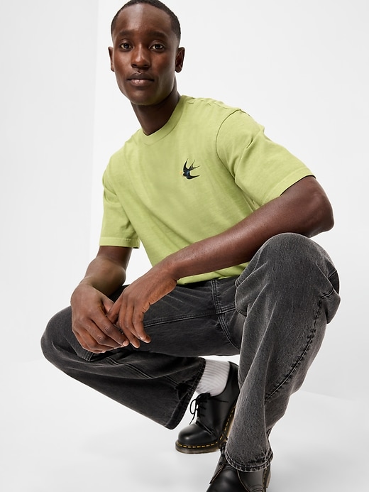 Image number 3 showing, Graphic Cropped T-Shirt