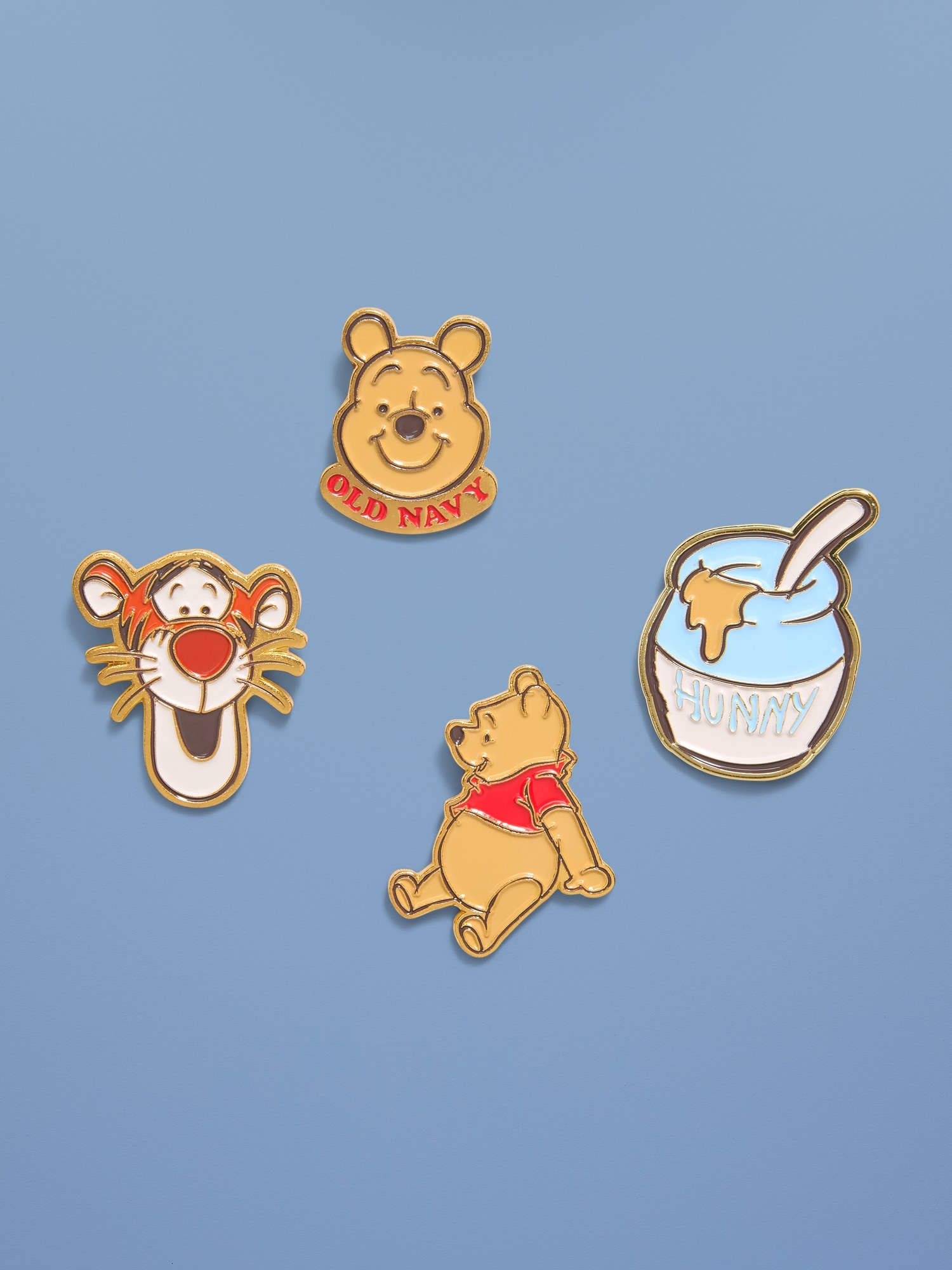 Old Navy x Disney Winnie the Pooh Enamel Pin Set