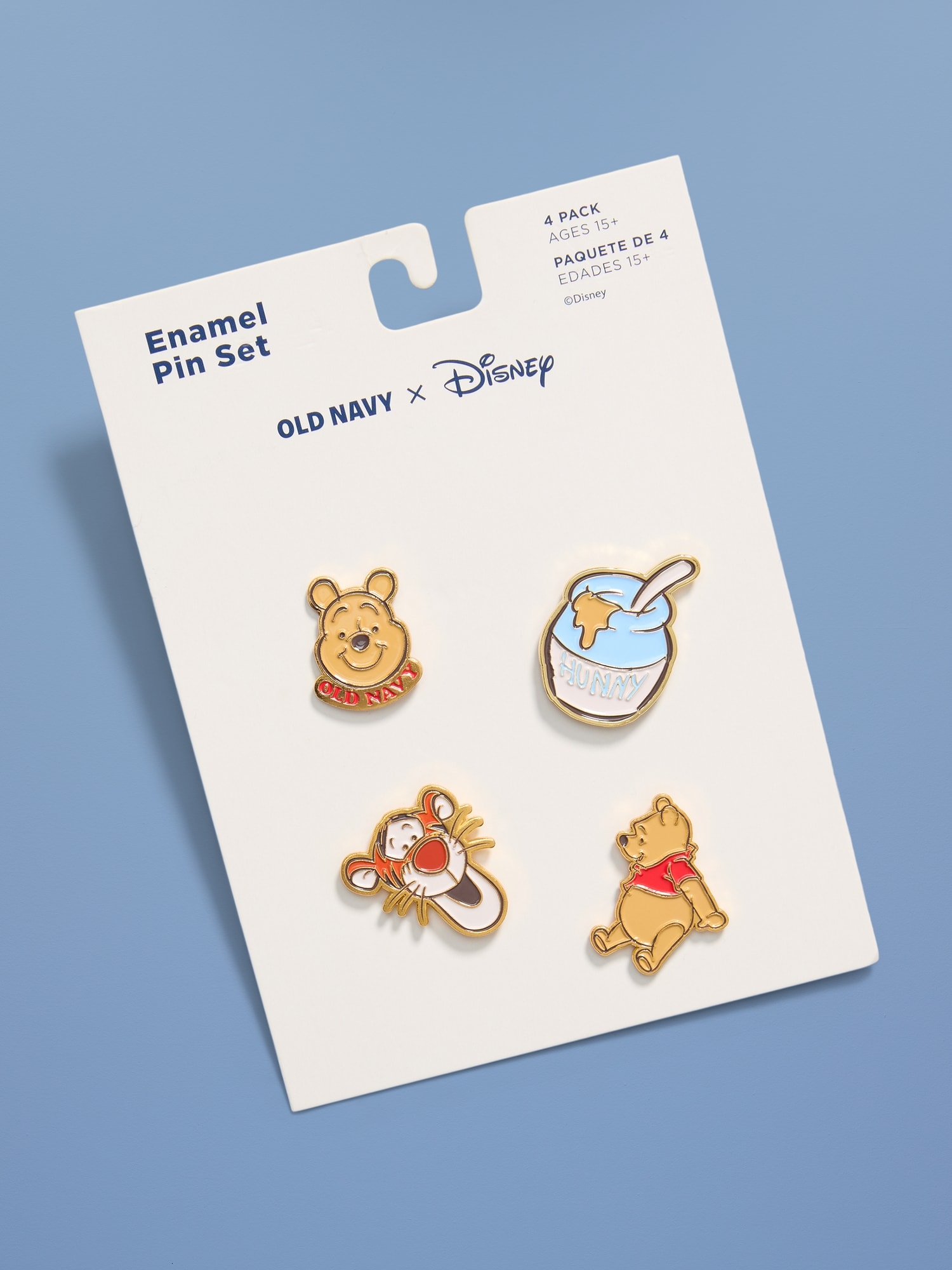 Old Navy x Disney Winnie the Pooh Enamel Pin Set