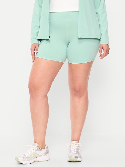 Image number 7 showing, High-Waisted StudioSmooth Biker Shorts -- 6-inch inseam
