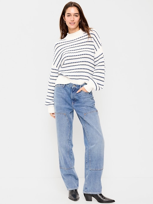 Image number 1 showing, High-Waisted OG Loose Rigid Jeans