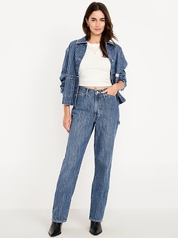 High-Waisted OG Loose Rigid Jeans - image 3