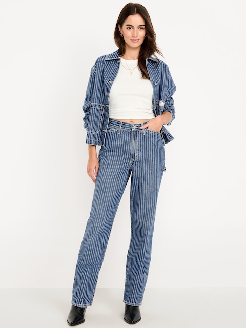 High-Waisted OG Loose Rigid Jeans