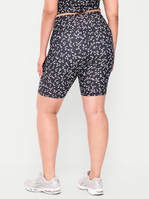 Image number 8 showing, High-Waisted PowerSoft Biker Shorts -- 8-inch inseam