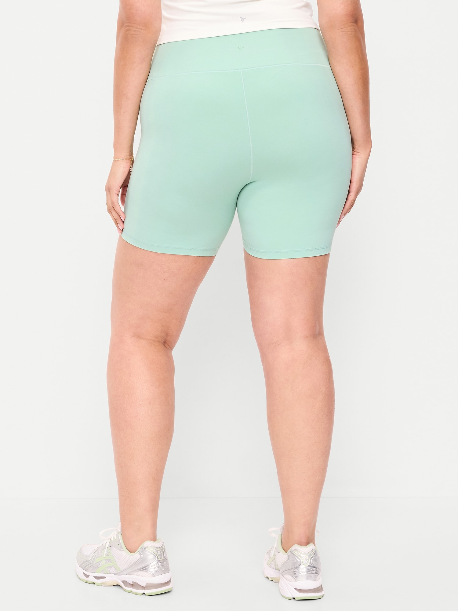 High-Waisted StudioSmooth Biker Shorts - 6-inch inseam