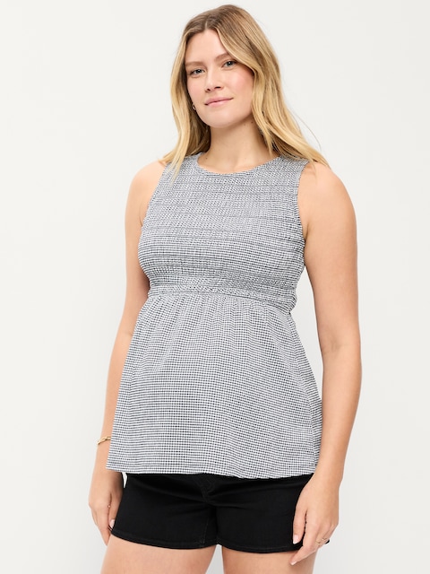 Maternity Smocked Top