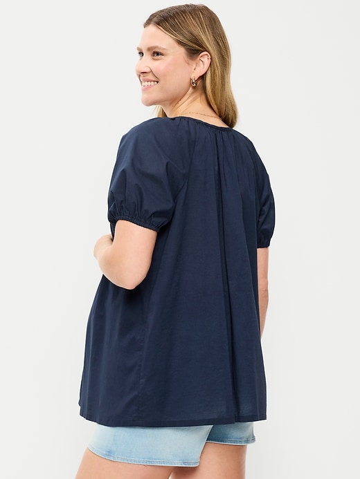 Image number 2 showing, Maternity Airy Button-Down Top