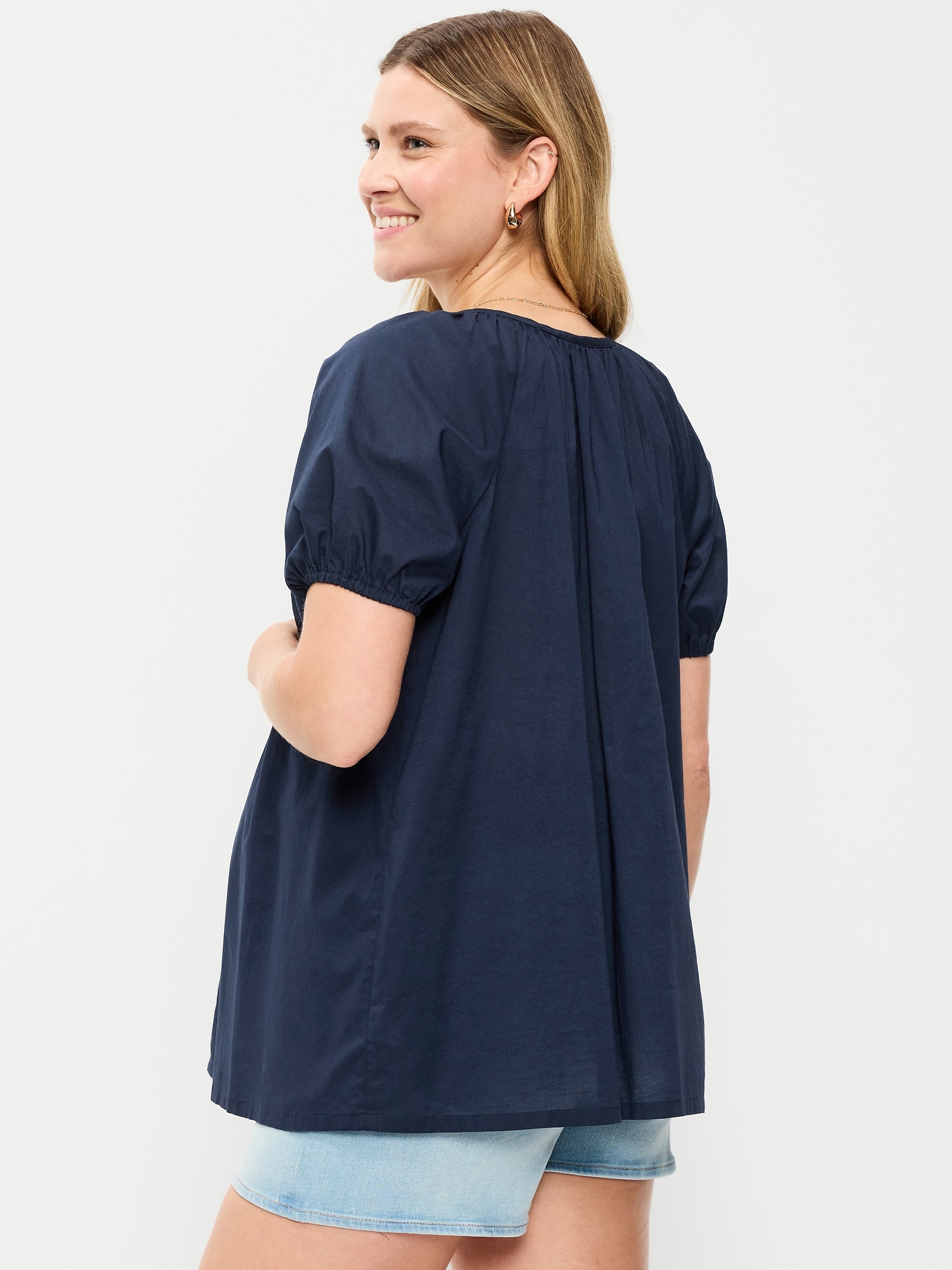 Maternity Airy Button-Down Top