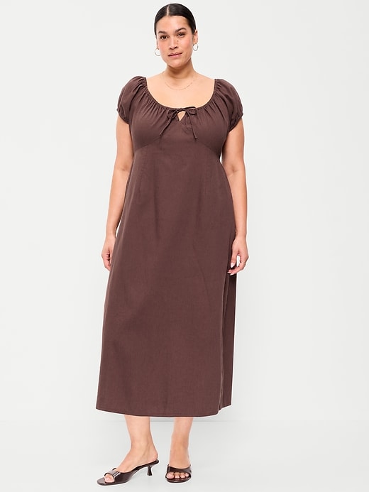 Image number 7 showing, Short-Sleeve Scoop-Neck Midi Dress