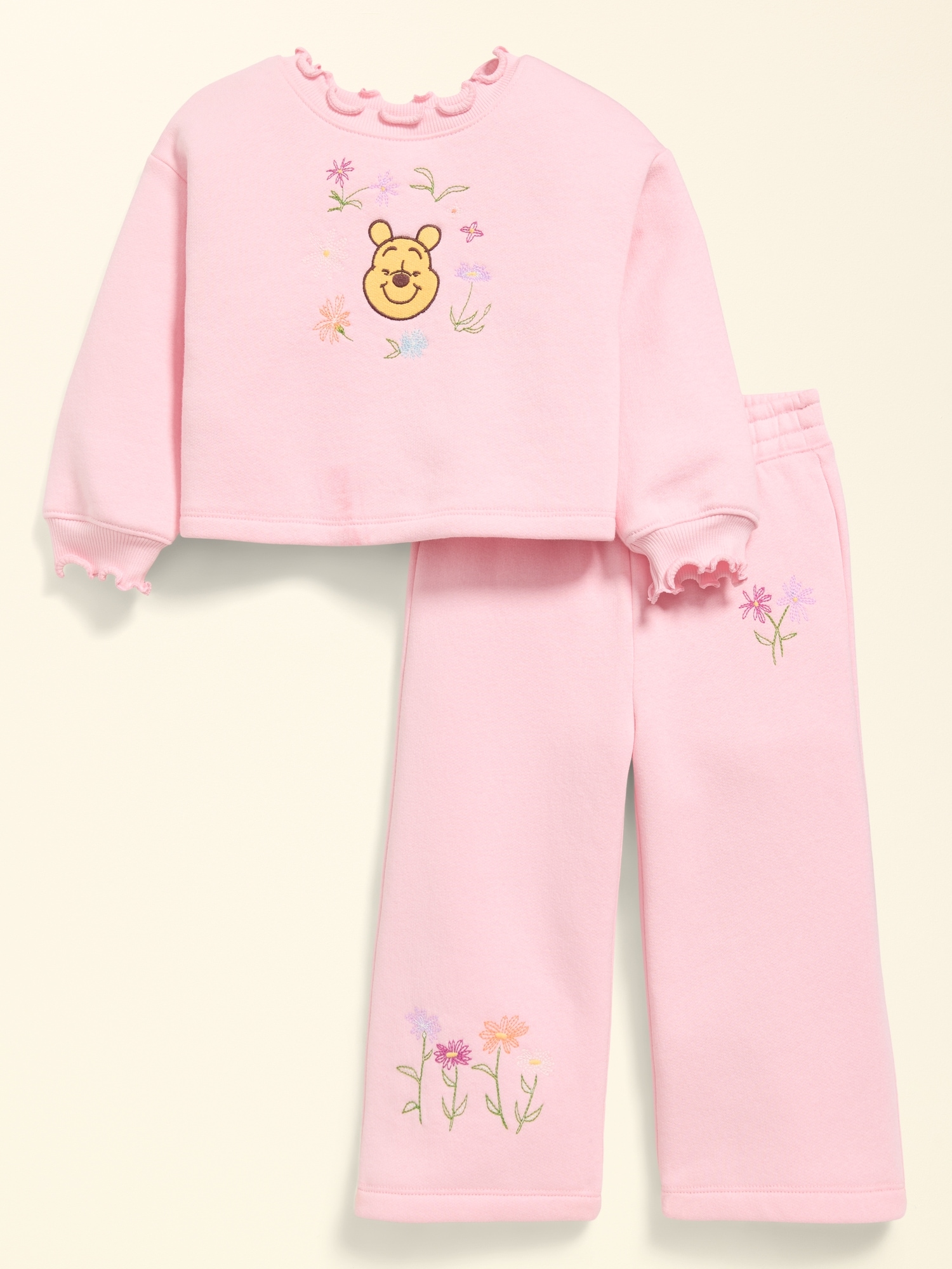 Old Navy x Disney Winnie the Pooh Sweatshirt and Sweatpants Set for Toddler Girls