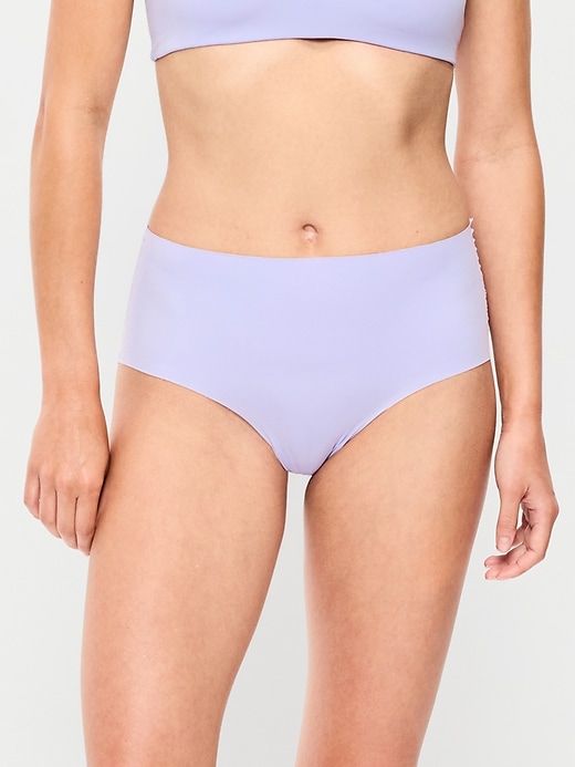 Image number 1 showing, High-Waisted No-Show Brief Underwear