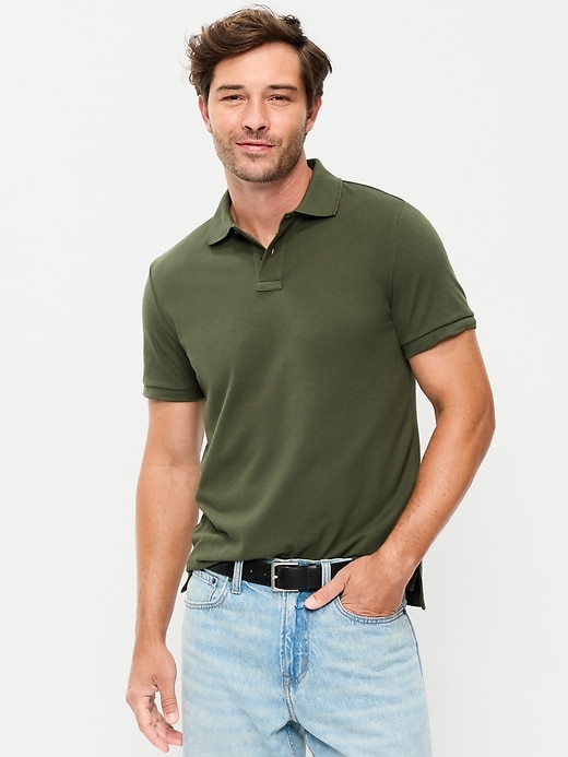 Image number 1 showing, Classic Fit Pique Polo