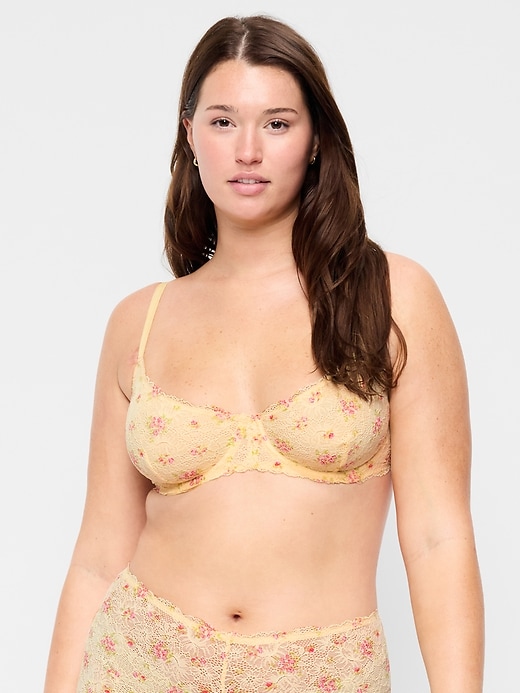 Image number 5 showing, Lace Balconette Bra
