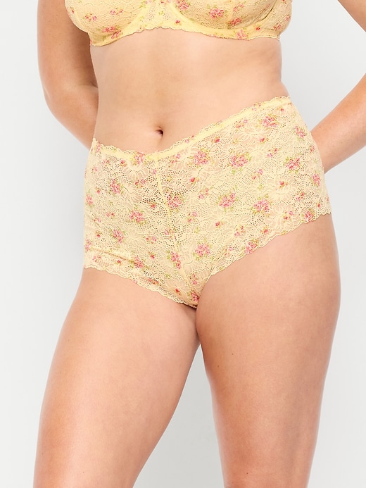 Image number 5 showing, Lace Boyshort Underwear