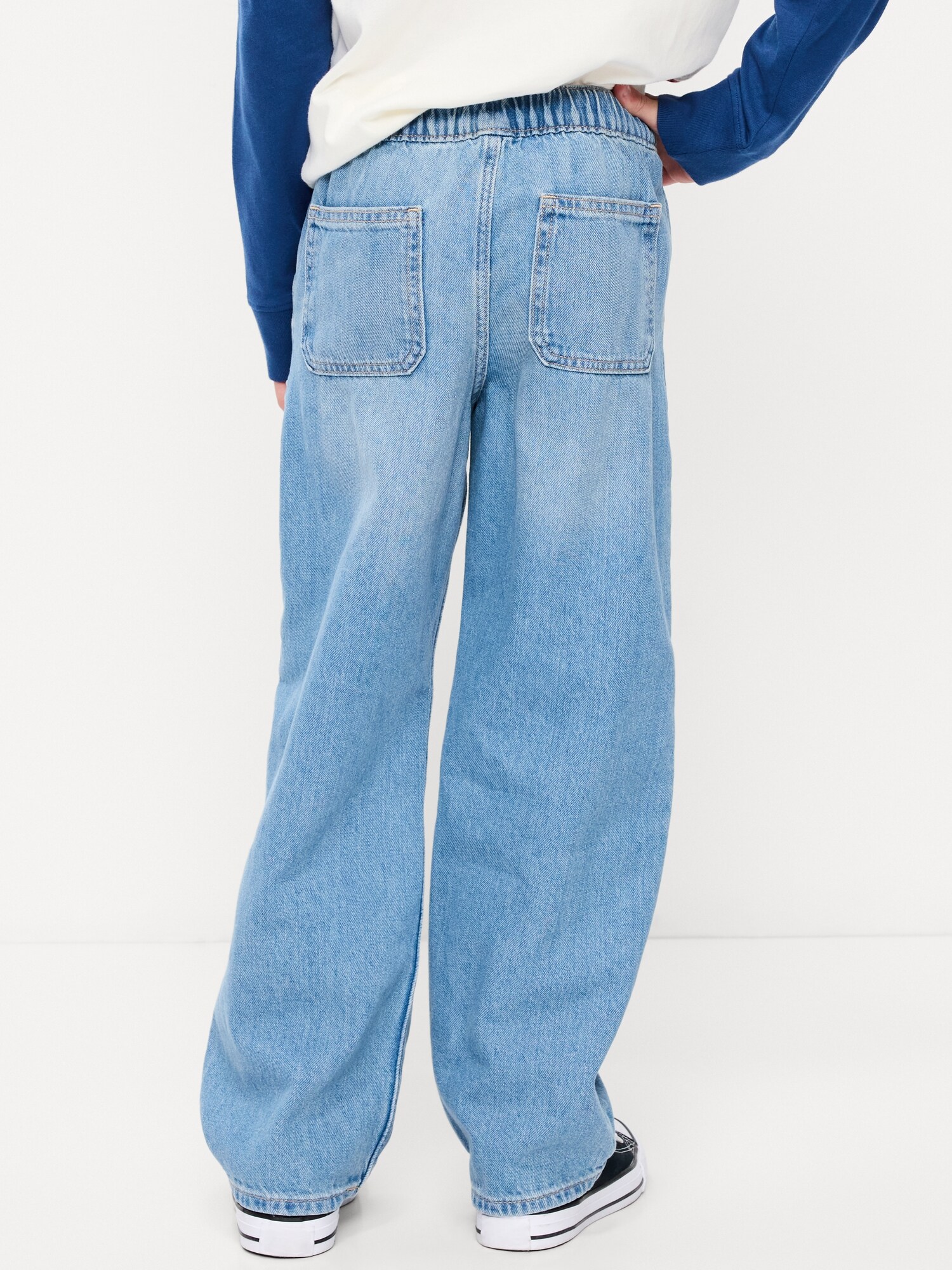 Джинсы Old Navy Wow Pull-On Baggy Jeans для мальчиков, цвет: Bowie — фото 2