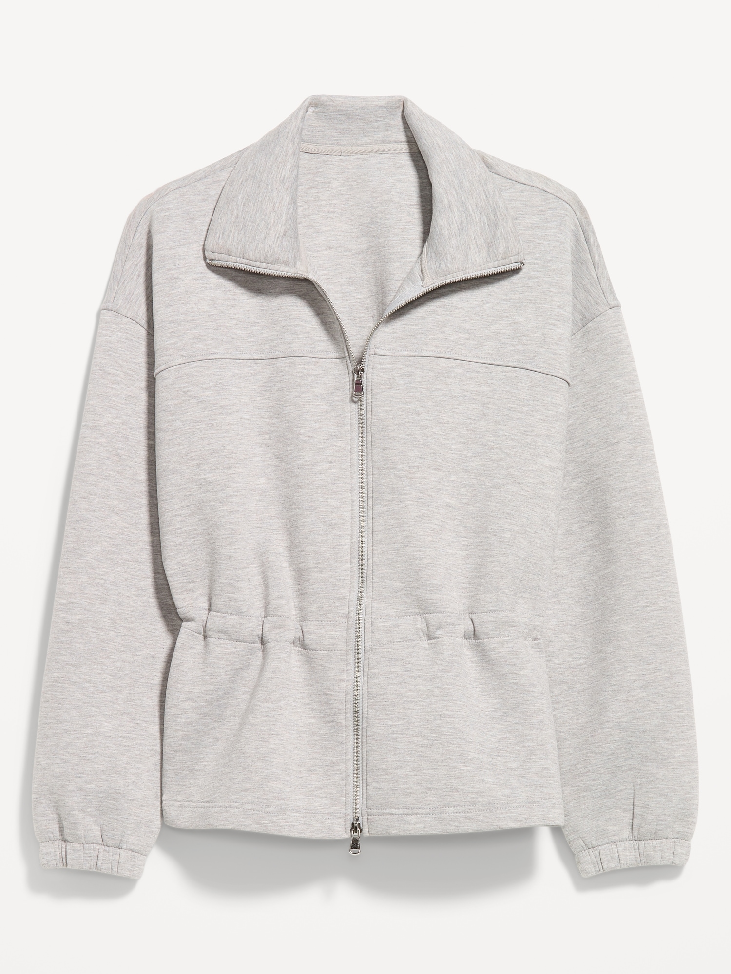 Bounce Fleece Full-Zip Cinched Sweatshirt