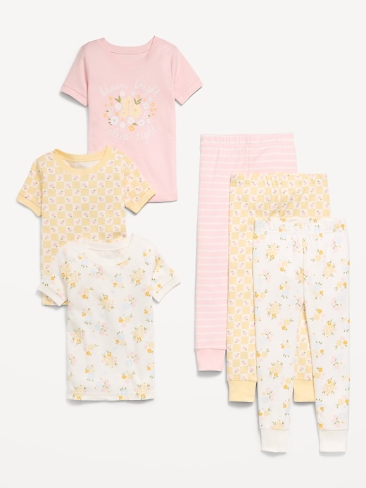 Image number 1 showing, Snug-Fit Graphic Pajama 6-Piece for Toddler & Baby
