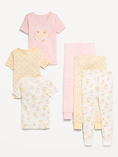 Snug-Fit Graphic Pajama 6-Piece for Toddler & Baby