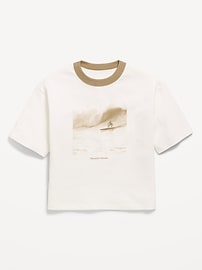 Image number 2 showing, Short-Sleeve Boxy Graphic T-Shirt for Boys