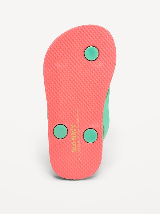 Image number 4 showing, Flip-Flop Sandals for Toddler Girls (Partially Plant-Based)