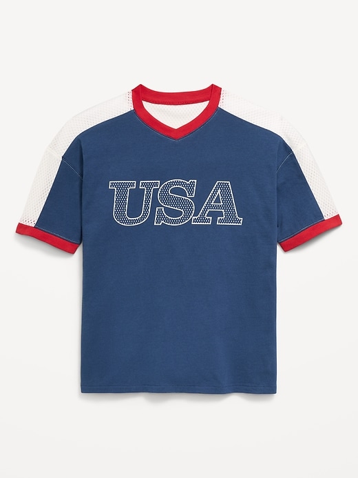 Image number 2 showing, Oversized Short-Sleeve Graphic T-Shirt for Boys