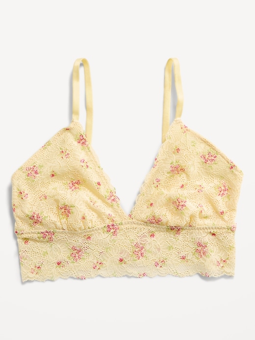 Image number 4 showing, Lace Longline Bralette
