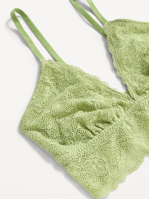 Image number 2 showing, Lace Longline Bralette