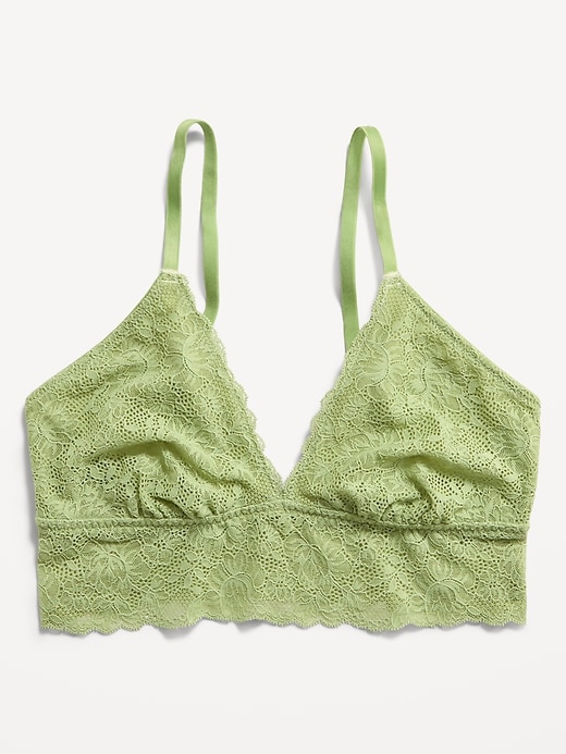 Image number 3 showing, Lace Longline Bralette