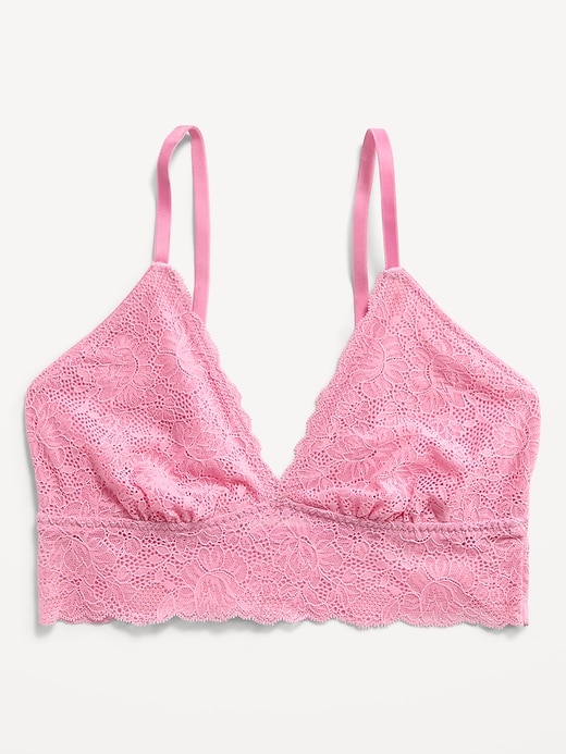 Image number 1 showing, Lace Longline Bralette