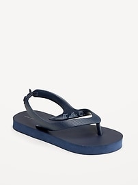 Image number 1 showing, Flip-Flop Sandals for Toddler Boys (Partially Plant-Based)