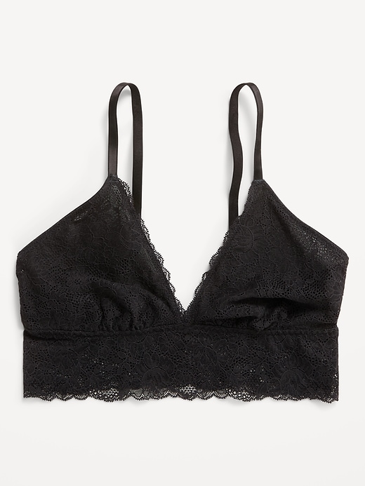 Image number 1 showing, Lace Longline Bralette