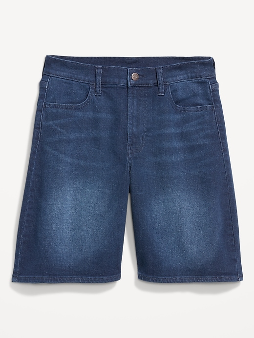 Image number 4 showing, High-Waisted Wow Bermuda Jean Shorts -- 9-inch inseam