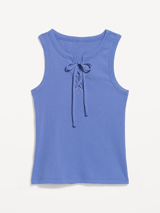 Image number 5 showing, Lace-Up Tank Top