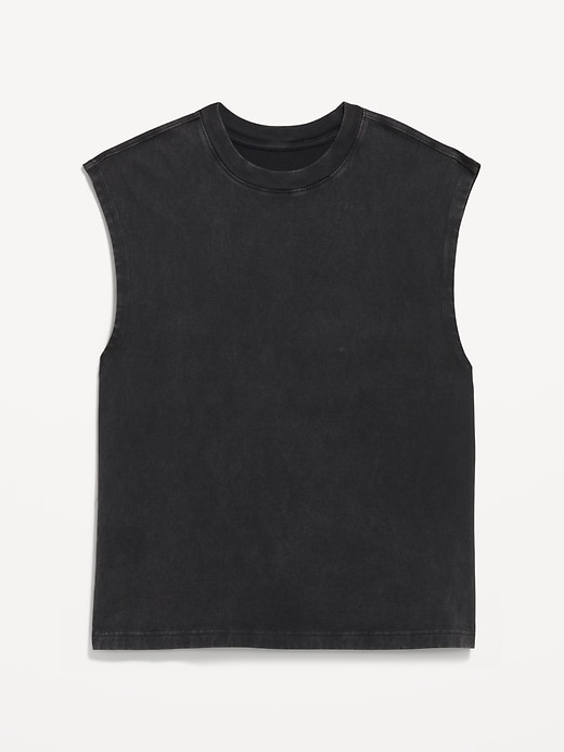 Image number 1 showing, Heavyweight Cropped Boxy Muscle Tank