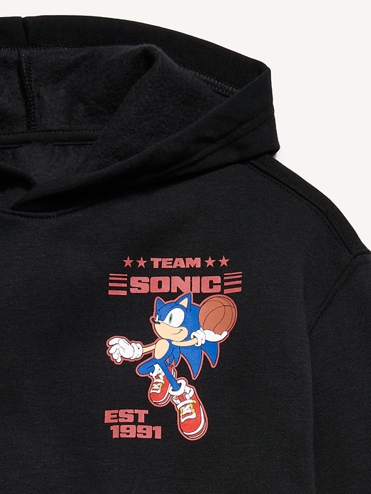 Image number 4 showing, Sonic The Hedgehog™ Oversized Gender-Neutral Pullover Hoodie for Kids