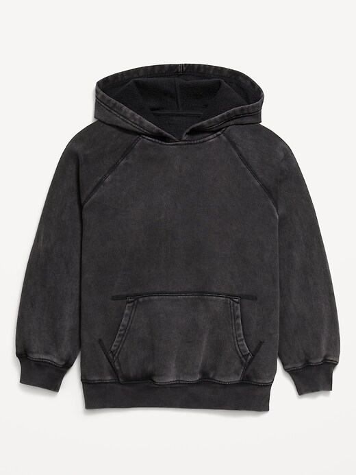 Image number 1 showing, Oversized Washed Pullover Hoodie for Boys